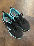 Skechers Black and aqua tennis shoes 6-1/2 (Adult)