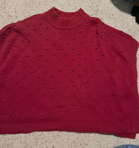 Carters Red poncho 12