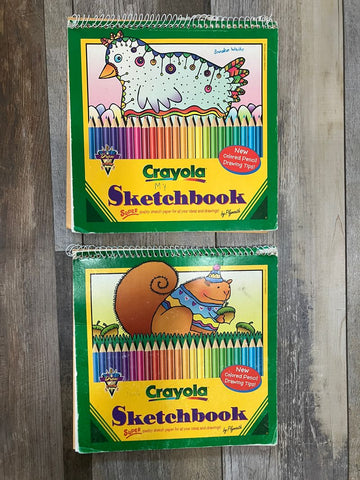 2 Sketchbooks 12 and 14 pages, $6.50 for 1 on Ebay Arts-Crafts-Hobbies