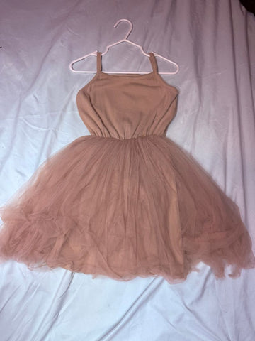 Unknown Beige dress EUC 6T/6X