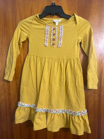 Matilda Jane Mustard Yellow Dress 6T/6X