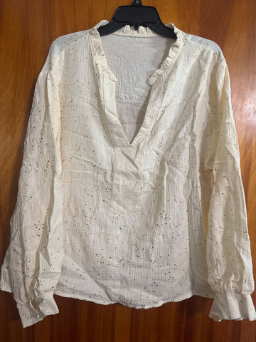 SHEIN Cream with gold dots Women's XXL 18