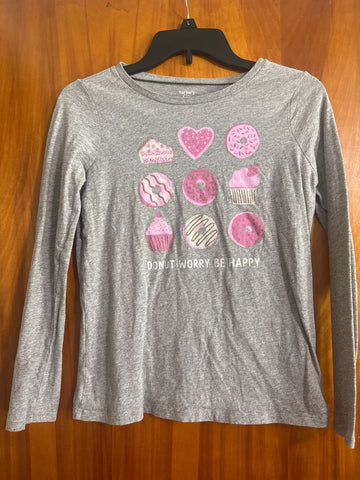 Carters Gray long sleeve donut shirt 14