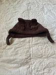 Carters Infant size, Brown Sherpa lined hat, with bear ears Hat