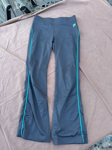 Fila Black pants blue stripe 10