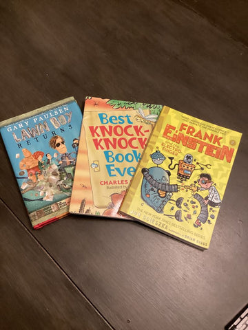 Boy themed 3 books Youth Chapter Book