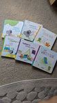 KiwiCo 6 book set of learning topics, some wear and tear, marks & knicks Preschool (3-5 yrs)