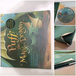 Puff the Magic Dragon Hardcover w CD, 2 tears on back dust jacket Early Reader