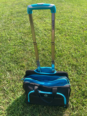 Olympia wheeled suitcase laptop area & 3 zip areas $99 Kohls Miscellaneous