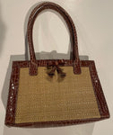 Liz Claiborne Small button up purse. Zipper inside also. Bag