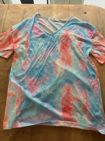 Tie dye boutique shirt  Women's XL 16