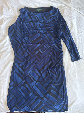 Lauren Ralph Lauren Blue and black mid length Women's 14