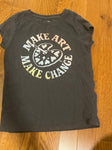 Gap sz small Gray art tshirt 6T/6X