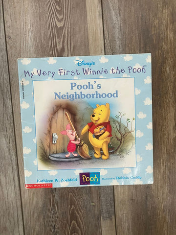 Pooh's neighborhood Fair to Good Condition Early Reader