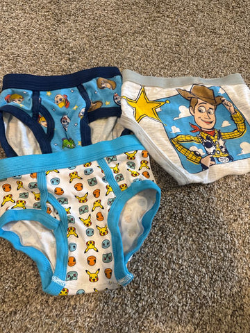 Boys undies Washed never worn to small size 4 Miscellaneous