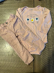 Carters Light pink outfit 18 Months