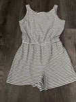 Old navy Blue and white stripe romper 14