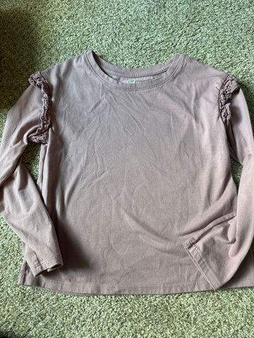 Cat n Jack Purple lace sleeve 6T/6X