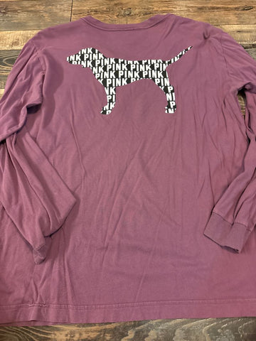 Pink V neck Women's - M