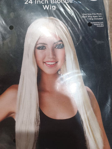 NEW Blonde 24 inch Wig Miscellaneous