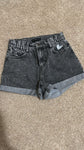 Sincerely Jules Black washed denim short Junior XS-0