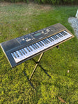 Yamaha EZ-220 Portable 61-Key Light-Up Electronic Keyboard and stand Music