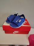 Nike Nike slides blue excellent used condition size 2 infant 2 (Infant Shoe)