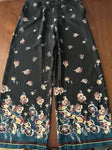 Maurices Black floral flowy pants Women's - L