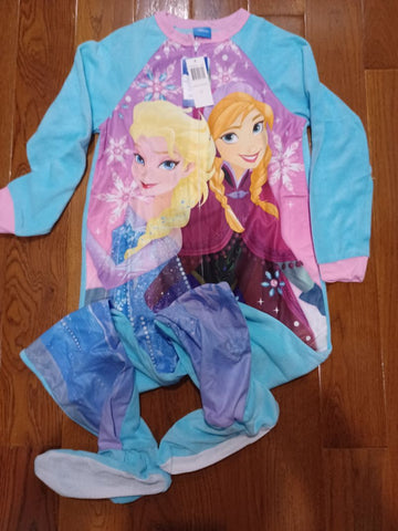 NEW w Tags Disney Frozen Sleeper Anna Elsa 10