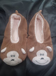 Monkey Slippers Sz 3-4 3 (Big Kid)