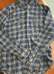 Sonoma Very soft blue black and gray flannel shirt Men's - M