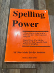 Spelling Power Large book, Fair Condition Curriculum