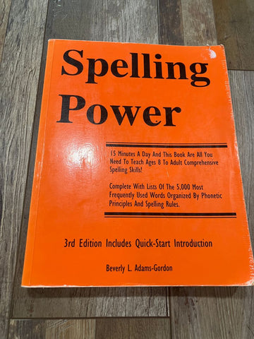 Spelling Power Large book, Fair Condition Curriculum