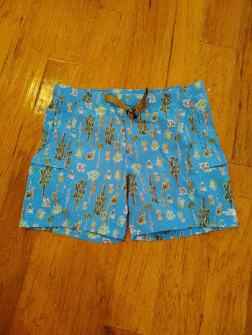 The North Face XXL board shorts swimwear cactus themed excellent used cond XXL Men's - XXL