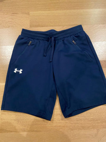 Under armour Navy pull on shorts size large 12
