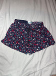 Columbia Blue floral swim shorts EUC Women's - XS