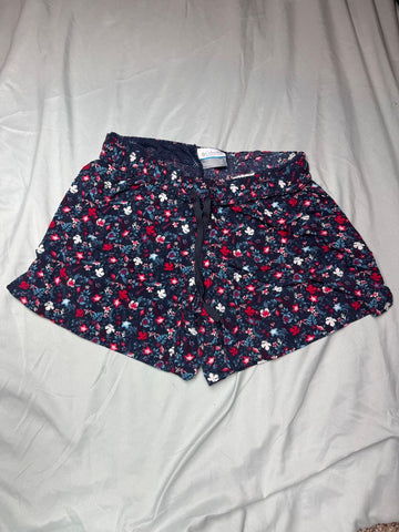 Columbia Blue floral swim shorts EUC Women's - XS