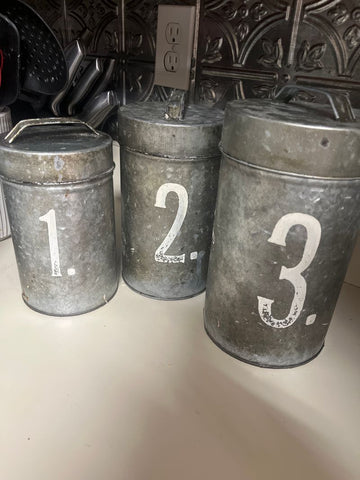 Tin canisters  Kitchen