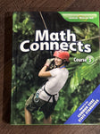 McGraw Hill Hard cover text book math grade 8 middle school Educational