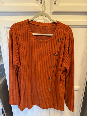 Misc Burnt orange/with buttons Women's XXXL 20