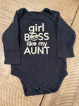 Carters Black girl boss onsie 18 Months