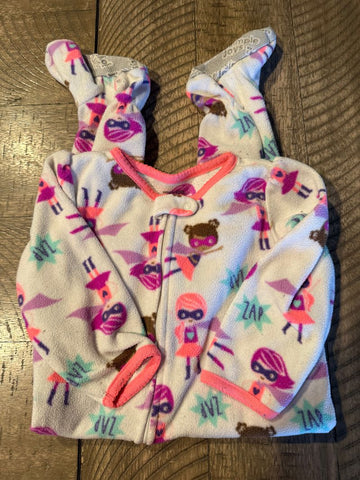 Simple Joys Girl super heros PJs 18 Months
