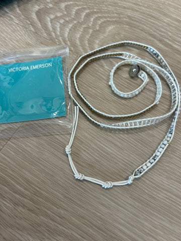 Victoria Emerson White wrap bracelet new Jewelry