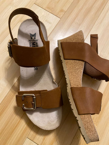 Memphisto Womens cork platform shoes sandal NEW 8-1/2 (Adult)