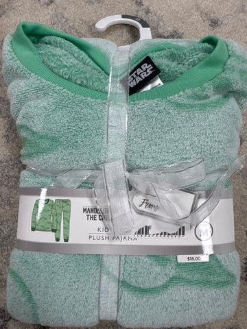 Star Wars Green fleece pajamas new 8