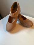 Weissman Tan tap shoes, minor scuffs 10-1/2 (Lil' Kid)