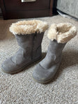 Cat n Jack Gray sparkle boots 11 (Lil' Kid)