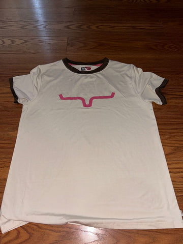 Kimes Performance material ivory brown and pink Women's - L
