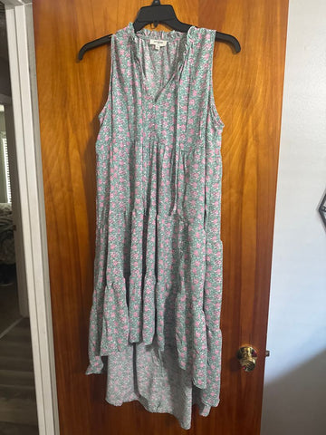 Umgee Green and pink floral dress Women's - L