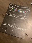 sign First and last day of school sign 2 sided Miscellaneous